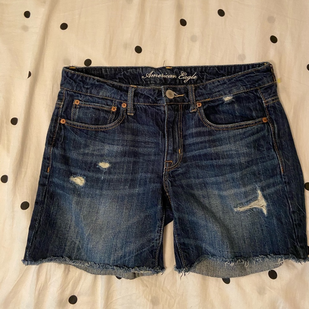 Mid Jean shorts